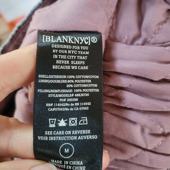 ⛄️ Blank NYC Printed Moto Jacket - Picture 7 of 7